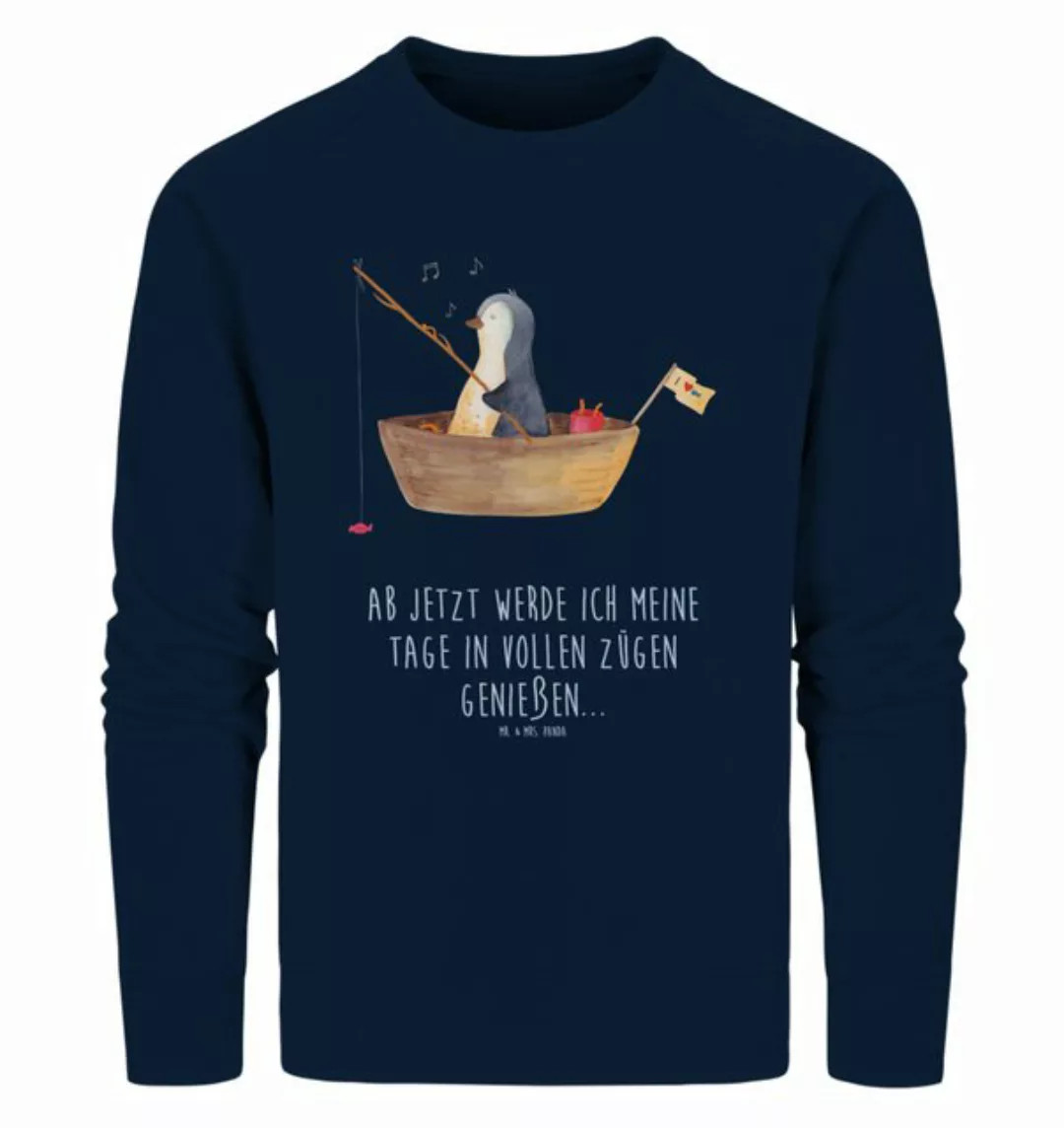 Mr. & Mrs. Panda Longpullover Größe M Pinguin Angelboot - French Navy - Ges günstig online kaufen