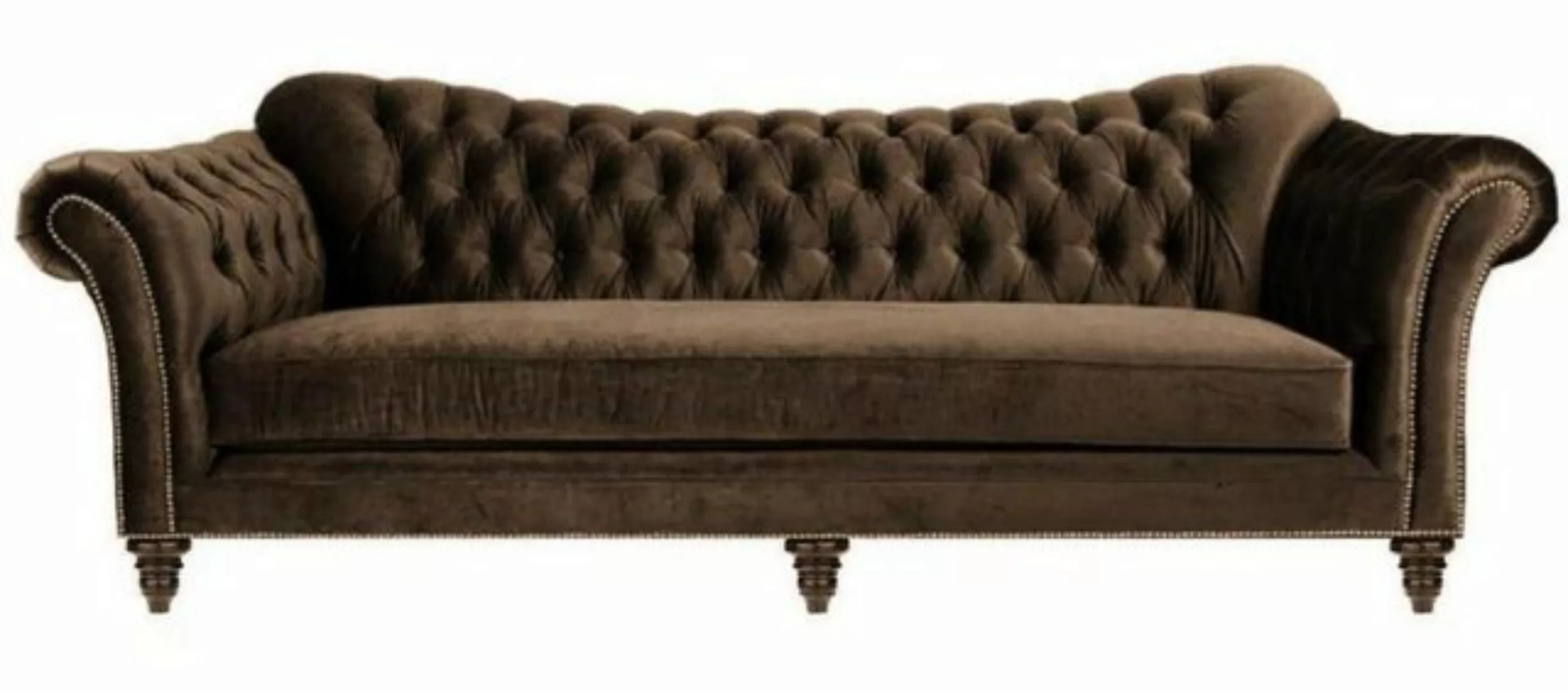 JVmoebel Chesterfield-Sofa Blauer Chesterfield Wohnzimmer Modern Design Cou günstig online kaufen