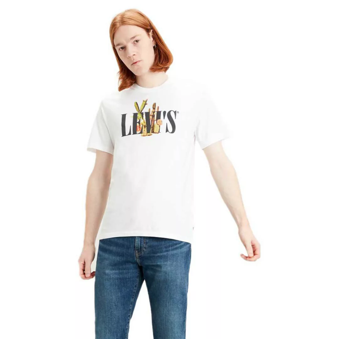 Levi´s ® Graphic Crew Neck Kurzarm T-shirt S Serif White günstig online kaufen