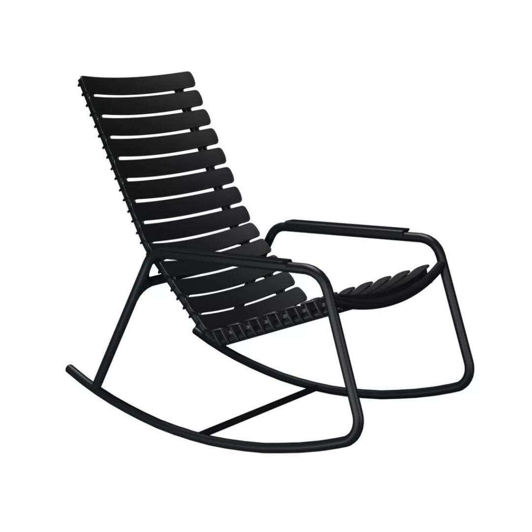 ReCLIPS Outdoor Schaukelstuhl schwarz, Armlehnen Aluminium günstig online kaufen