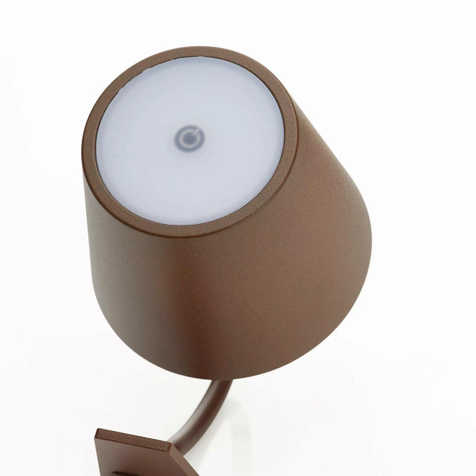 Zafferano Poldina LED-Wandleuchte mit Akku, braun günstig online kaufen