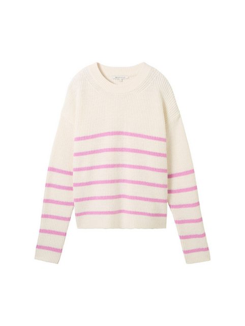 TOM TAILOR Strickpullover pullover with stripe günstig online kaufen