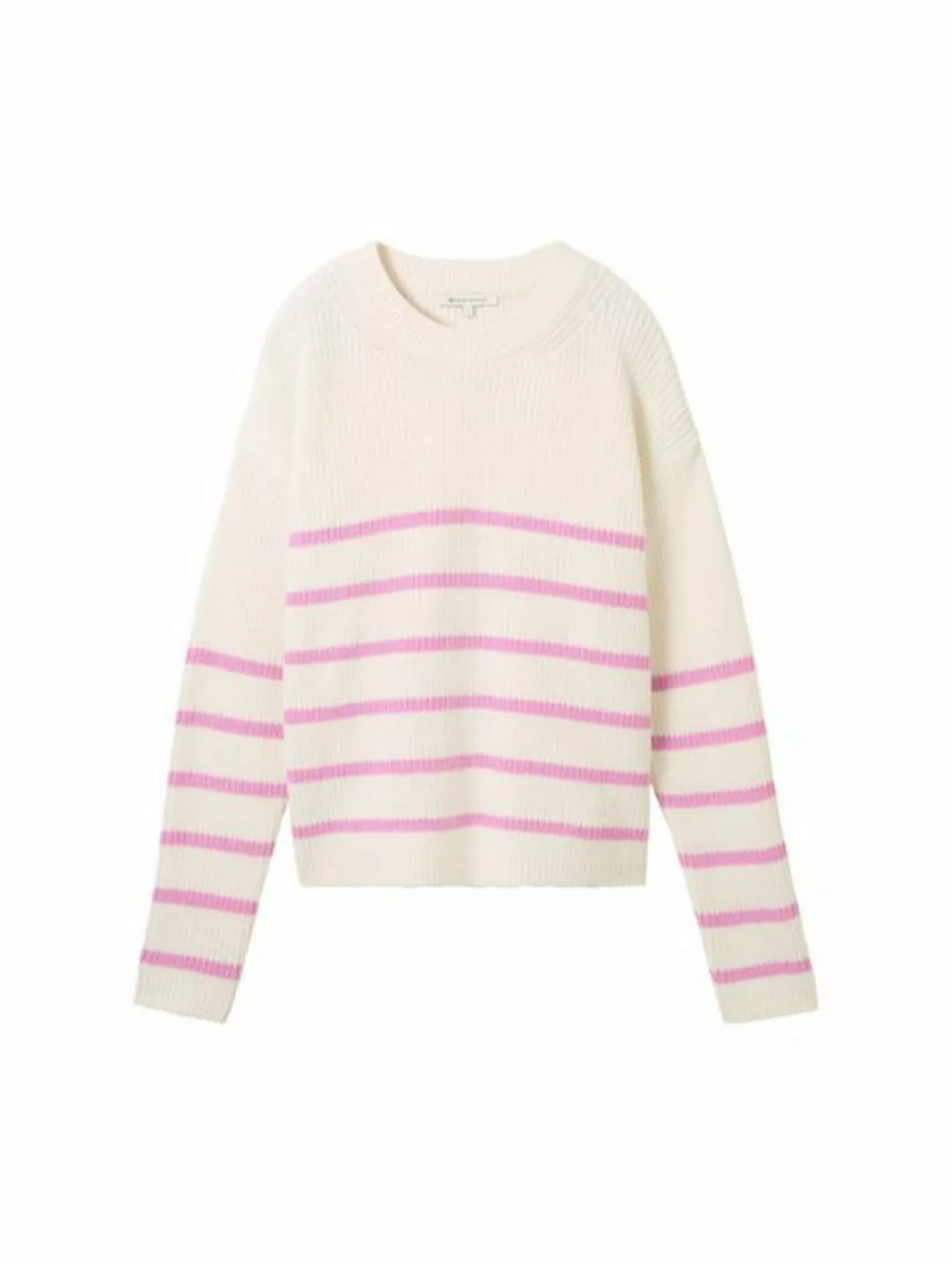 TOM TAILOR Strickpullover pullover with stripe günstig online kaufen