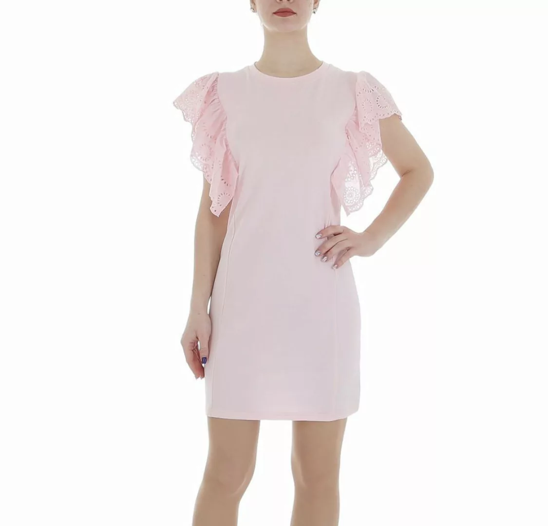 Ital-Design Sommerkleid Damen Freizeit (86164401) Stretch Minikleid in Hell günstig online kaufen