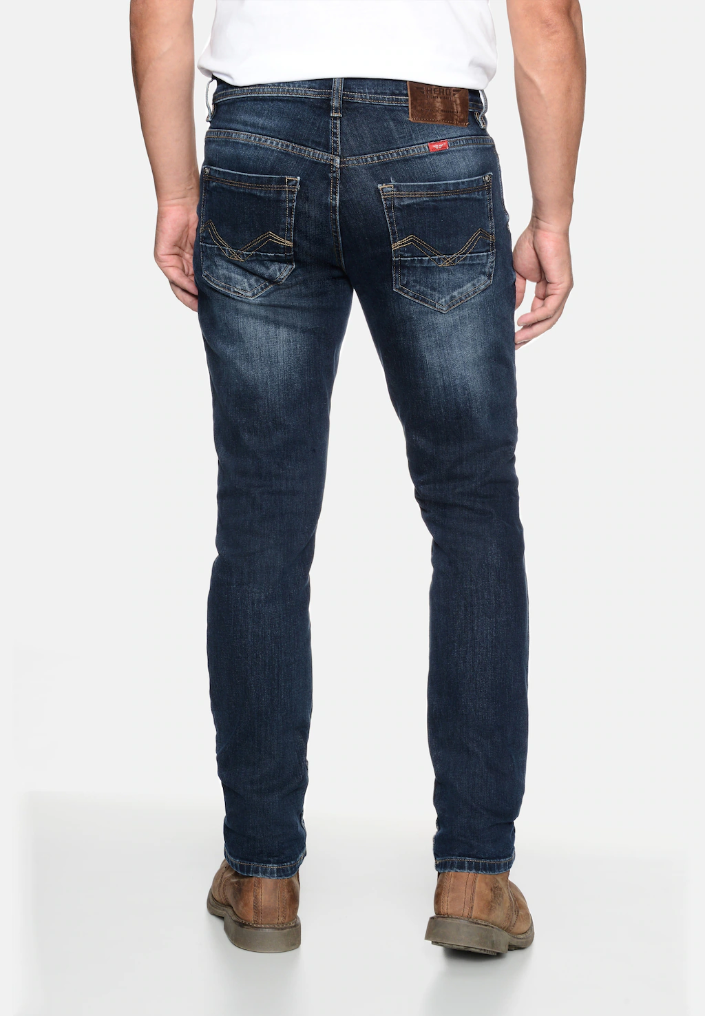 HERO by John Medoox 5-Pocket-Jeans "Portland Denim Slim Straight Stretch", günstig online kaufen