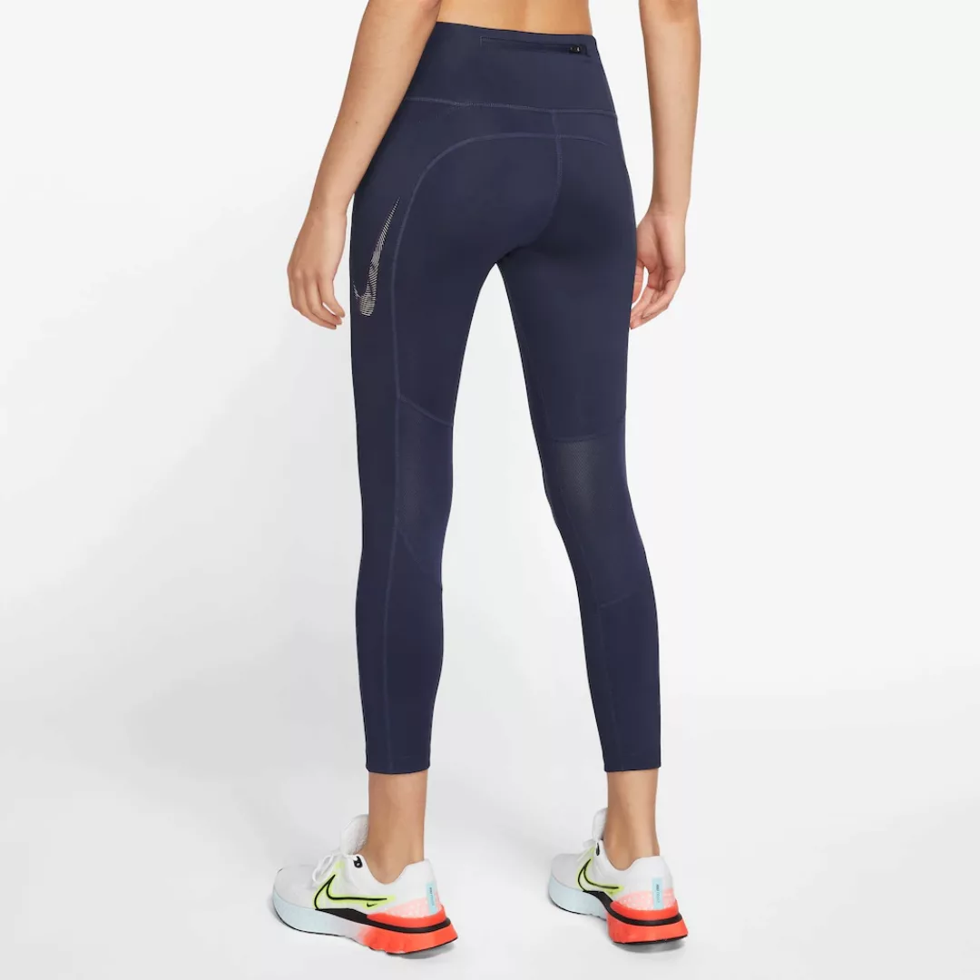 Nike Laufhose "FAST SWOOSH WOMENS MID-RISE / LEGGINGS" günstig online kaufen