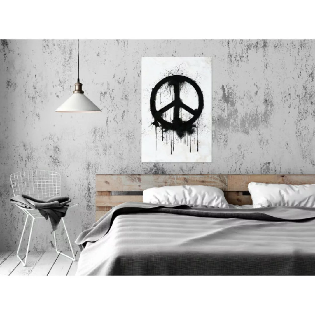 Leinwandbild Peace Symbol (1 Part) Vertical XXL günstig online kaufen