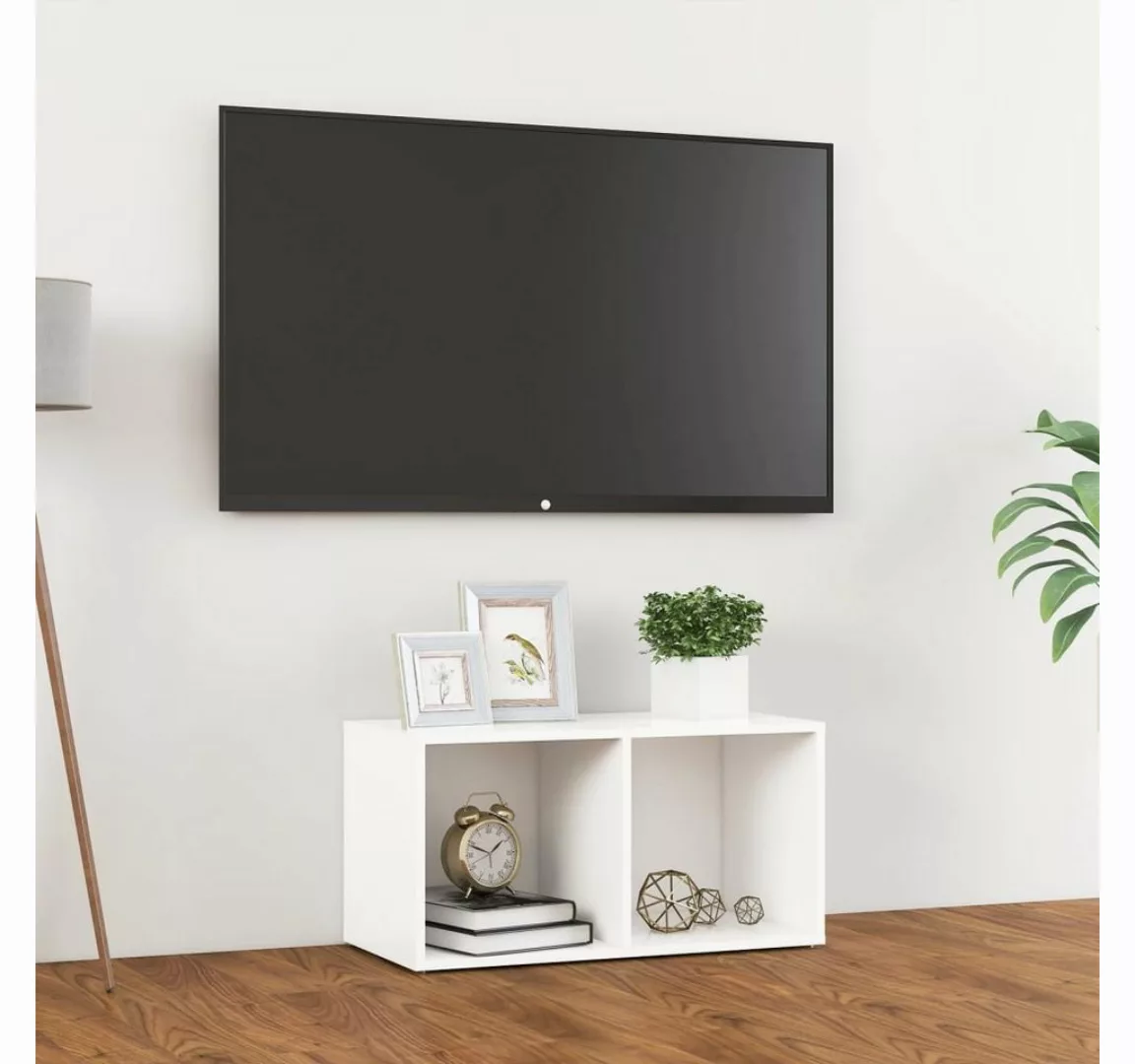 furnicato TV-Schrank Weiß 72x35x36,5 cm Holzwerkstoff günstig online kaufen