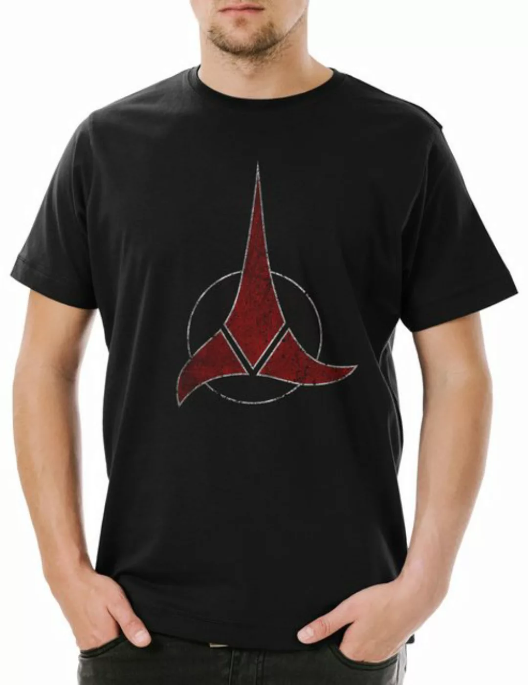 Urban Backwoods Print-Shirt Warbird Star Symbol Herren T-Shirt Sci-Fi Logo günstig online kaufen