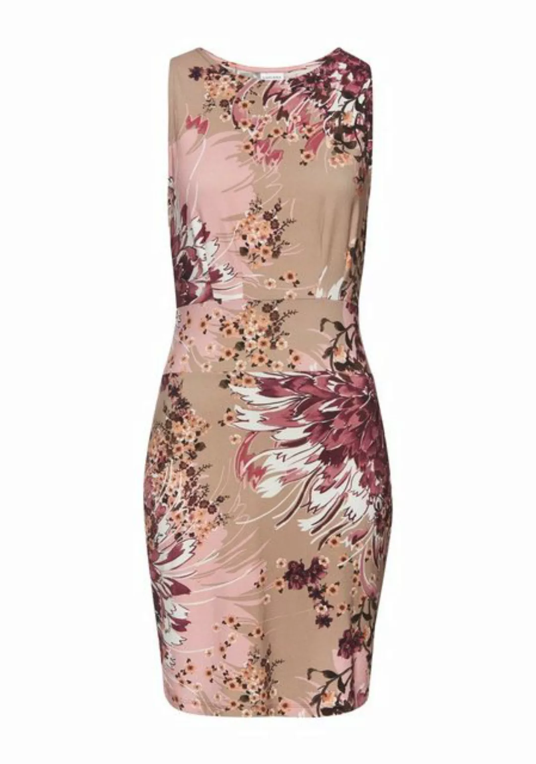 LASCANA Jerseykleid mit Alloverdruck, figurbetontes Sommerkleid günstig online kaufen