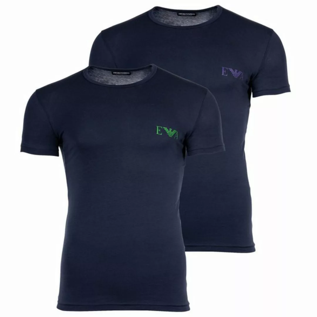 Emporio Armani T-Shirt "T-Shirt BOLD MONOGRAM 2er Pack" günstig online kaufen