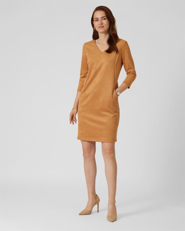 Pfeffinger Kleid in Suede-Optik günstig online kaufen