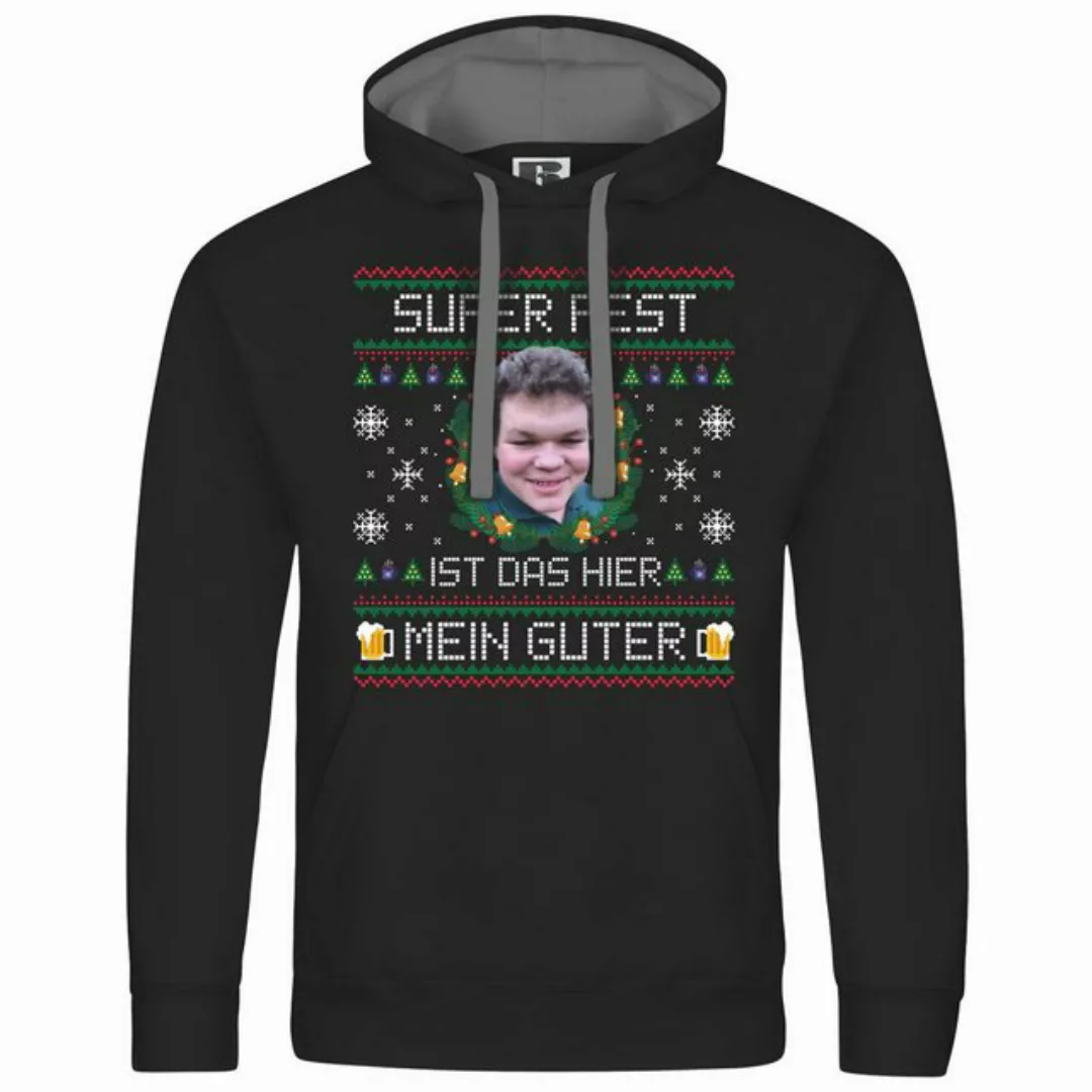 deinshirt Kapuzenpullover Herren Kapuzenpullover SUPER FEST ist das hier Me günstig online kaufen