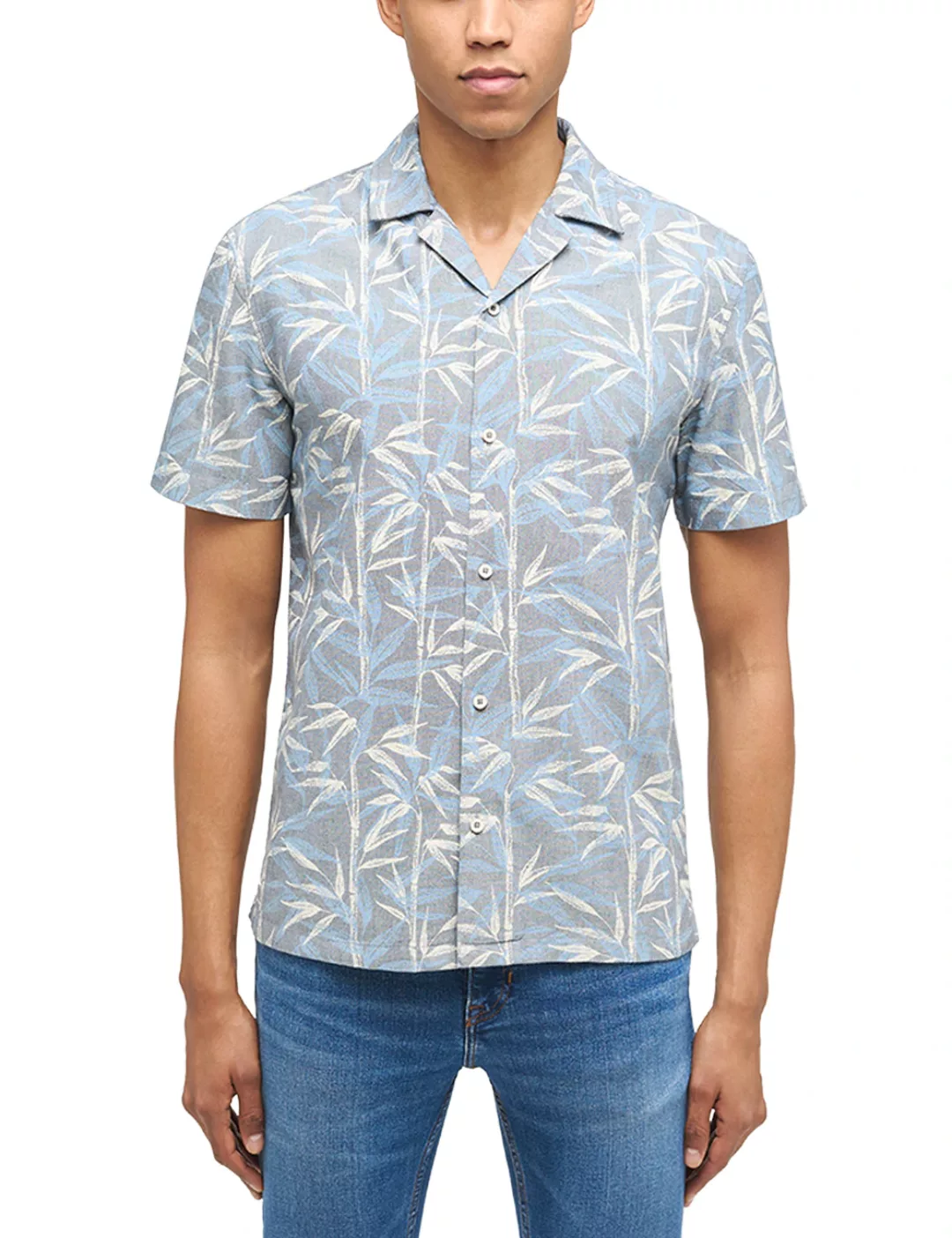 MUSTANG Kurzarmhemd "Style Collin AOP Shirt" günstig online kaufen