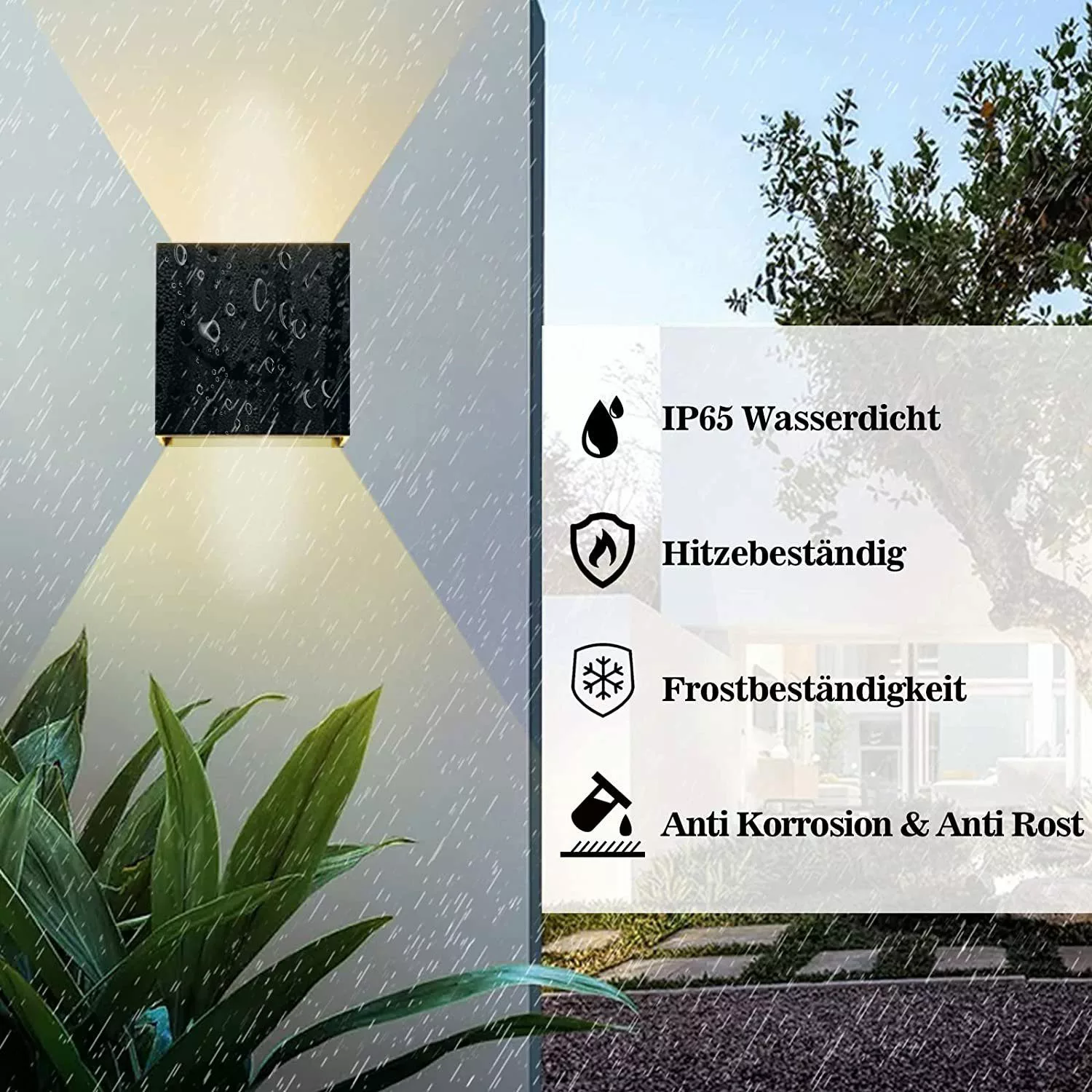 Simloveve LED Wandleuchte 4 Stück Wandleuchten günstig online kaufen