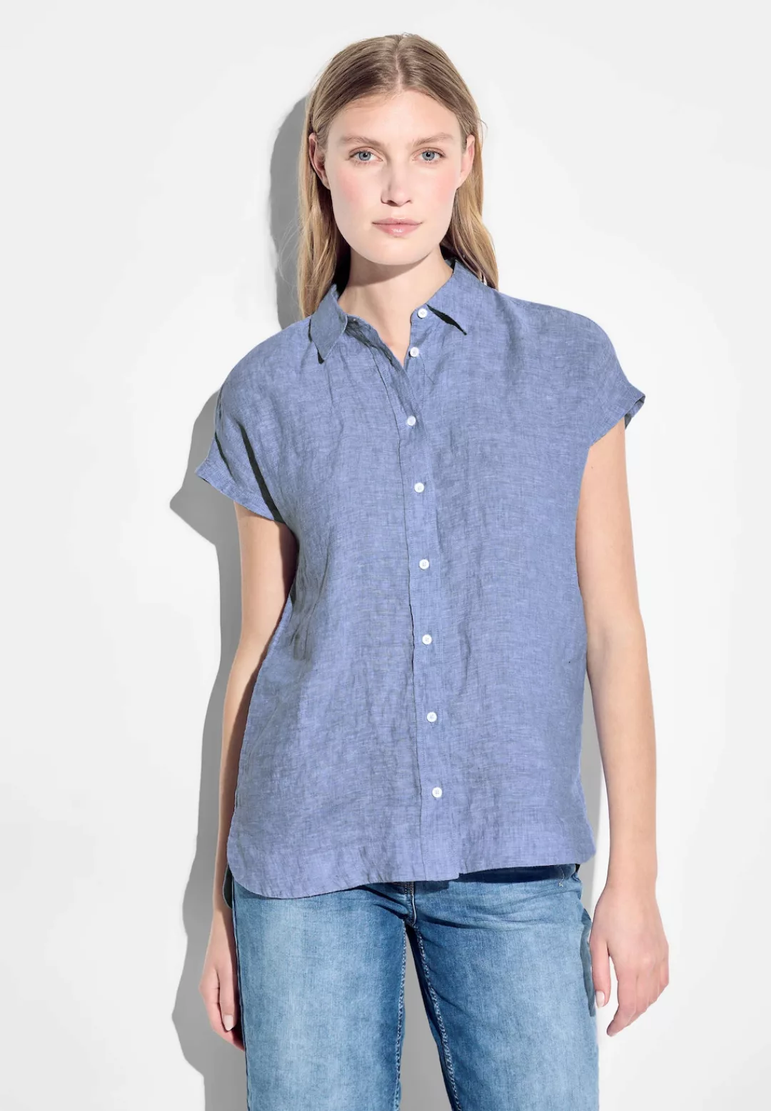 Cecil Hemdbluse mit stylischem Hemdkragen günstig online kaufen