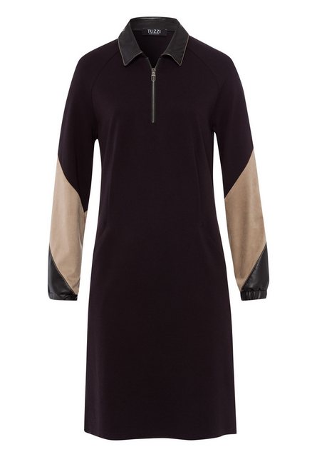 TUZZI Jerseykleid mit Details in Veloursleder-Optik günstig online kaufen