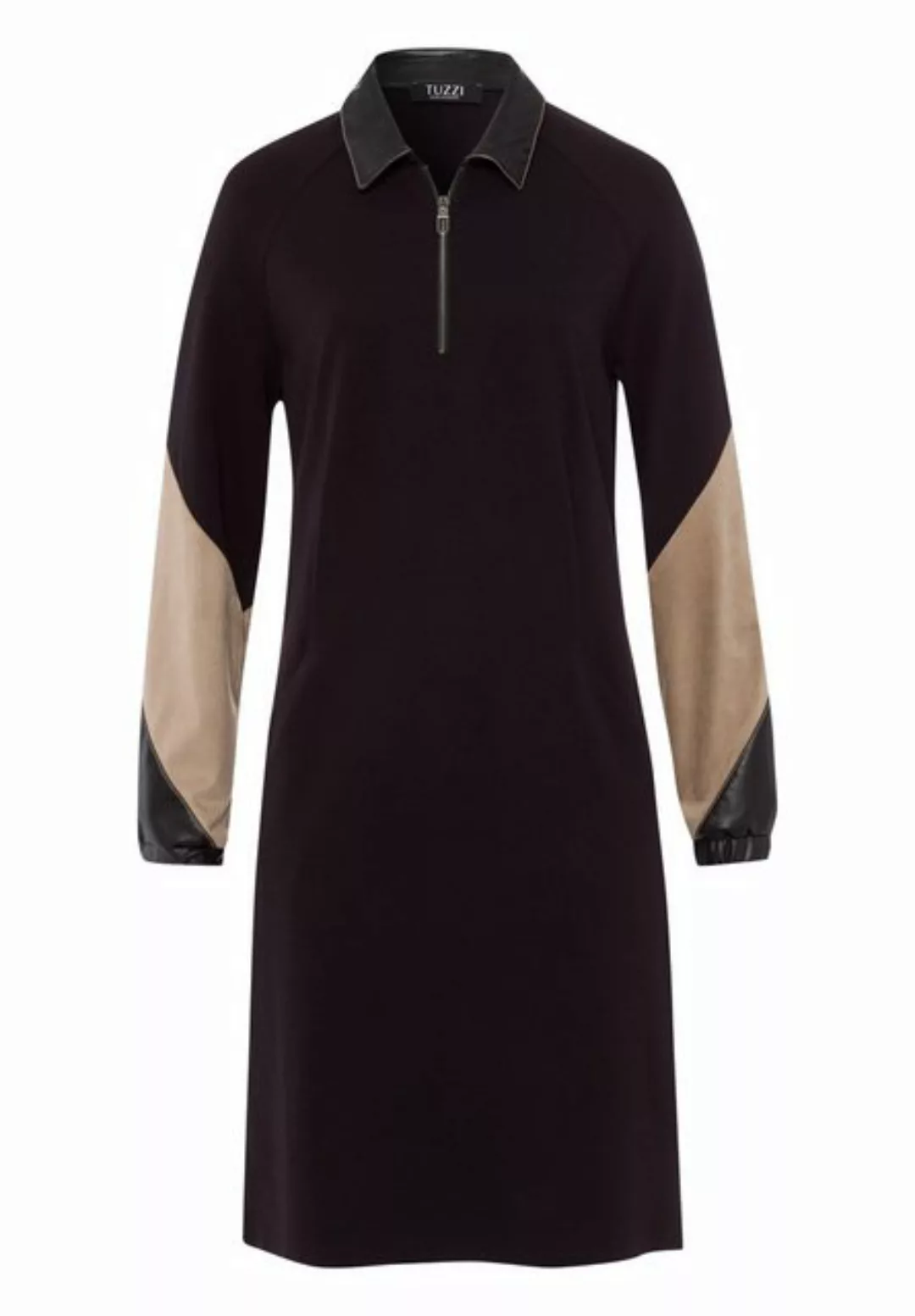 TUZZI Jerseykleid mit Details in Veloursleder-Optik günstig online kaufen