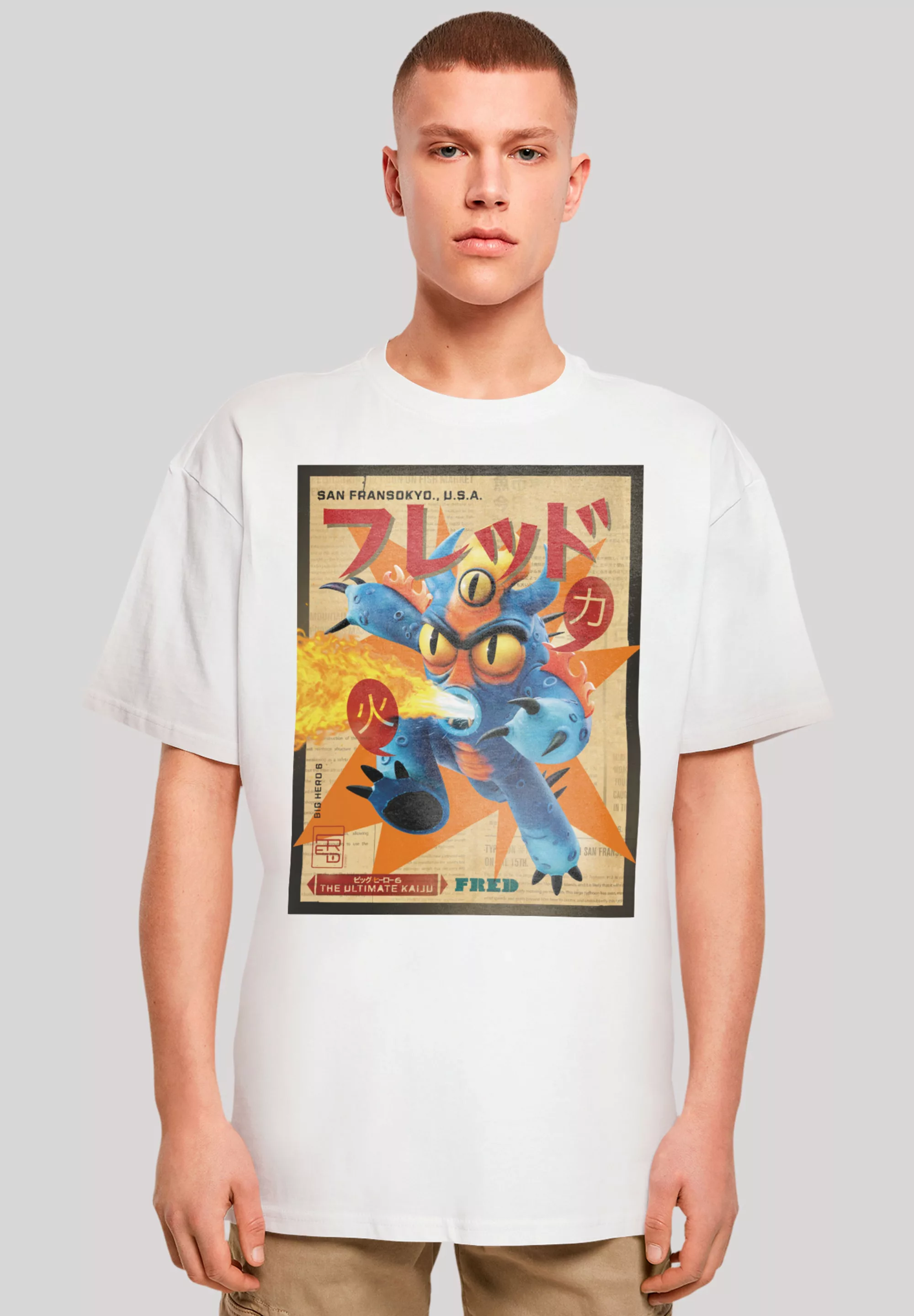 F4NT4STIC T-Shirt "Big Hero 6 Fred Newspaper", Premium Qualität günstig online kaufen