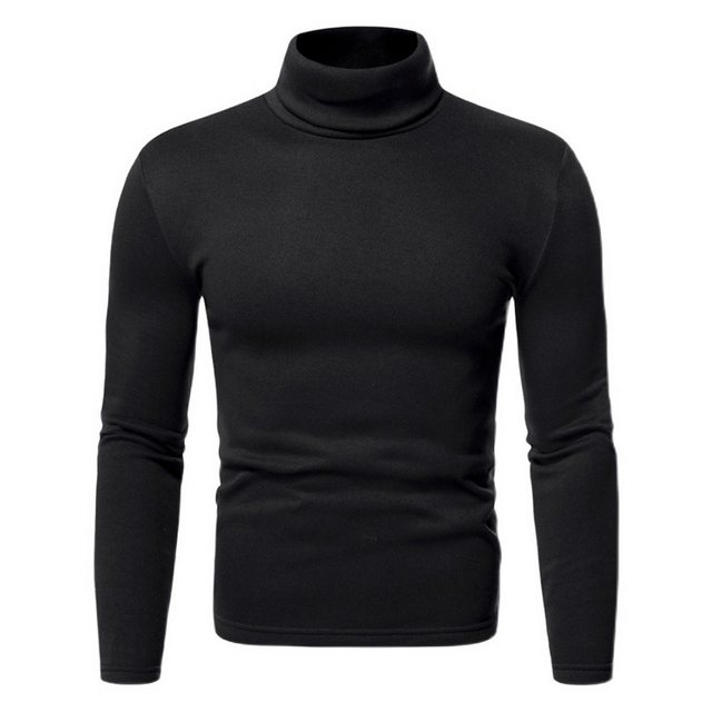 Gigicial Rollkragenpullover Herren Longsleeve Rollkragenpullover,Langarmshi günstig online kaufen