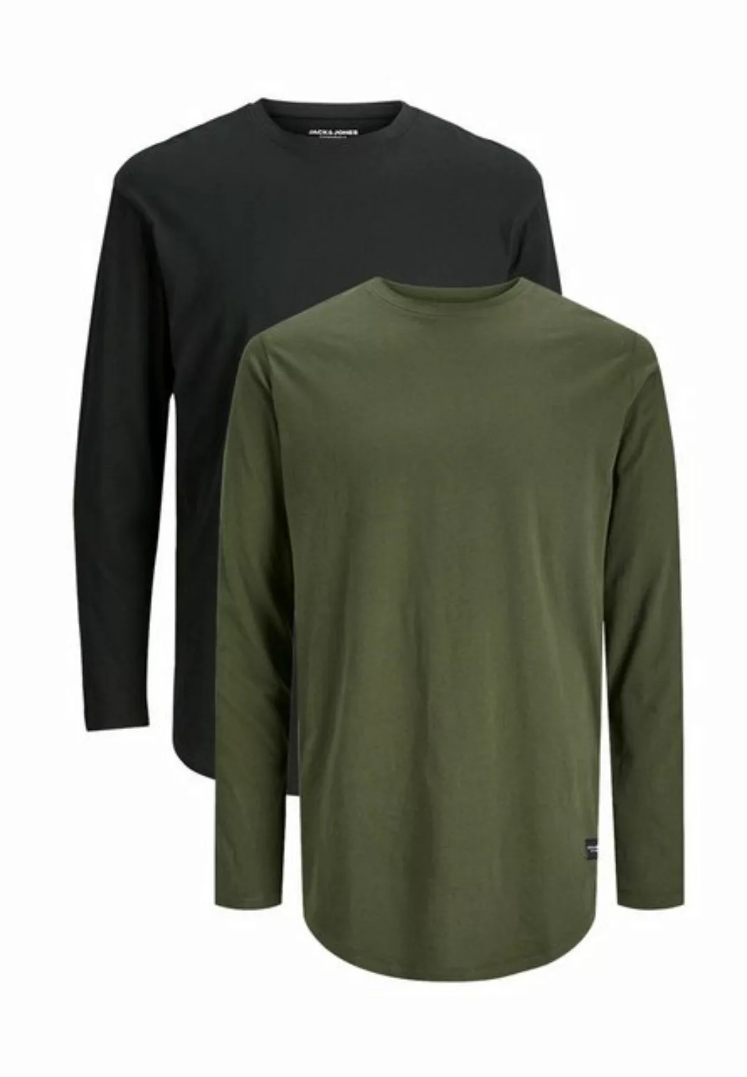 Jack & Jones Langarmshirt 2er Pack Jjenoa (Spar-Set, 2-tlg) Langarmshirt - günstig online kaufen