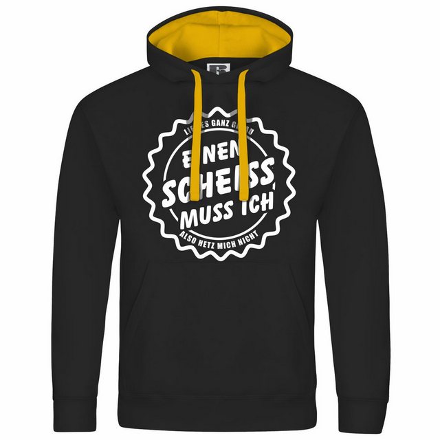 deinshirt Kapuzenpullover Herren Kapuzenpullover Einen Scheiß muss Ich Mit günstig online kaufen