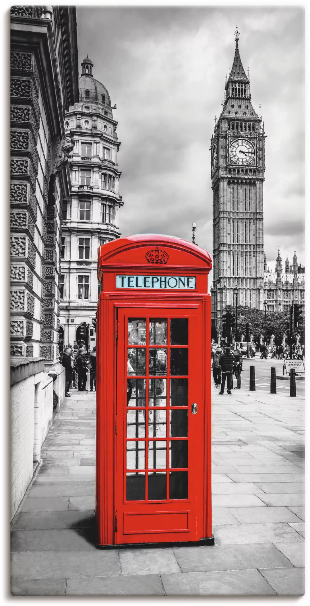 Artland Wandbild »London Telefonzelle«, Architektonische Elemente, (1 St.) günstig online kaufen