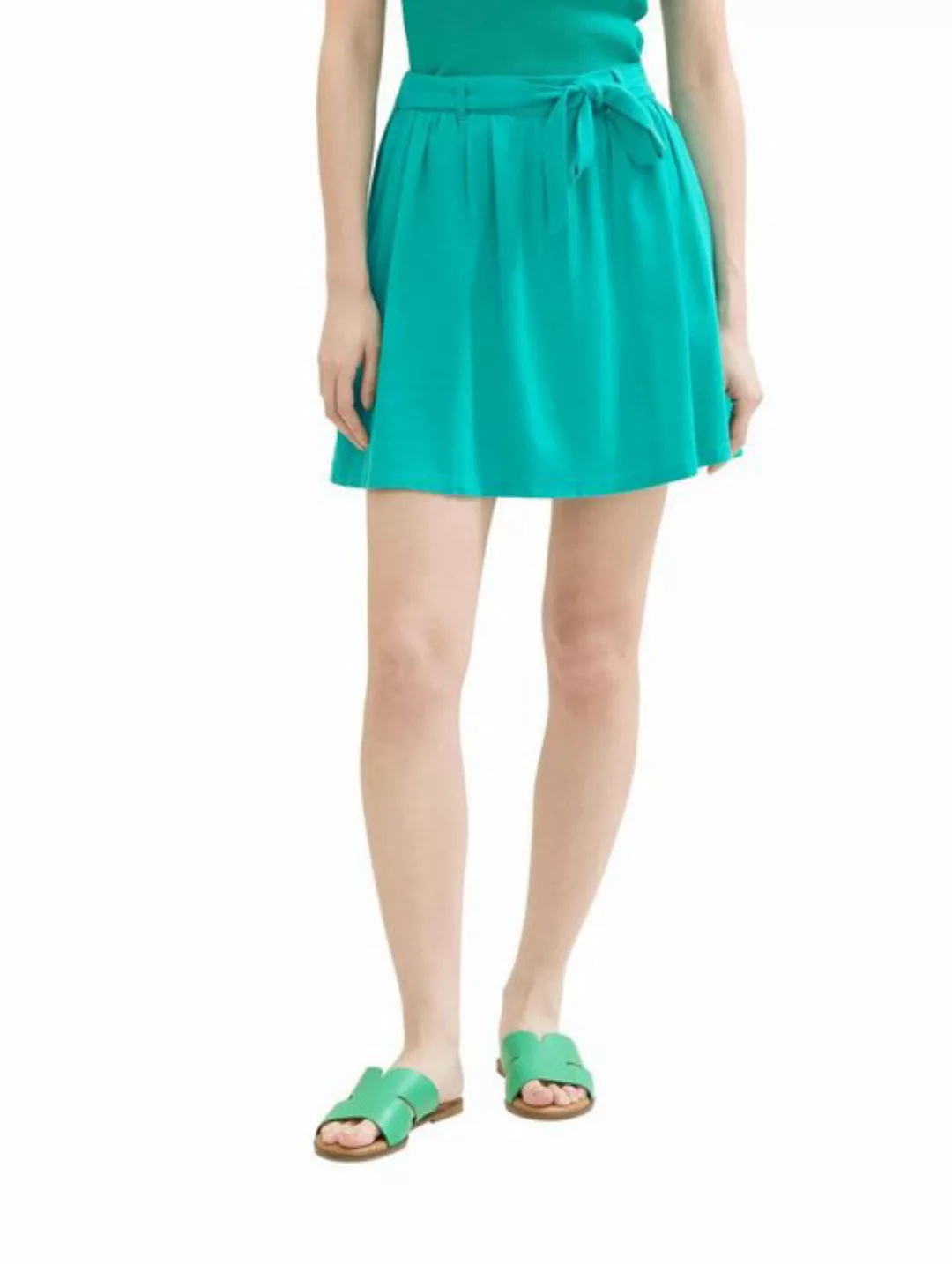 TOM TAILOR Denim Sommerrock a-shape mini linen skirt günstig online kaufen