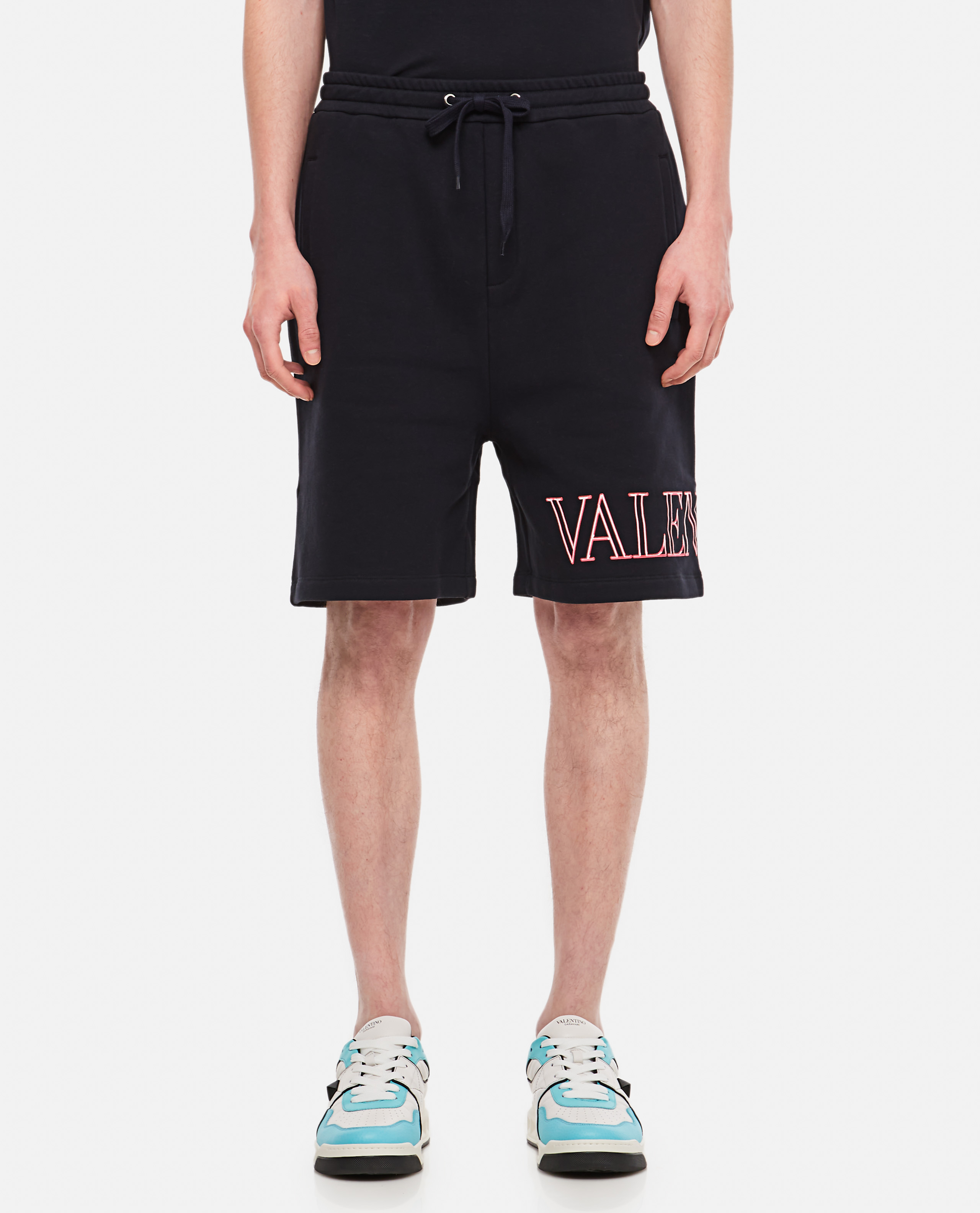 COTTON LOGOED TRACK SHORTS günstig online kaufen