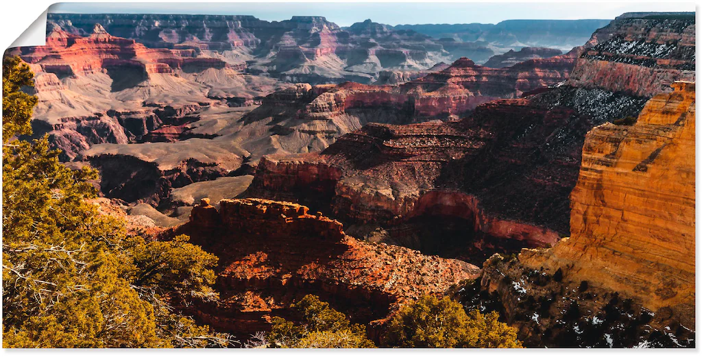 Artland Poster "Grand Canyon", Felsen, (1 St.), als Alubild, Leinwandbild, günstig online kaufen