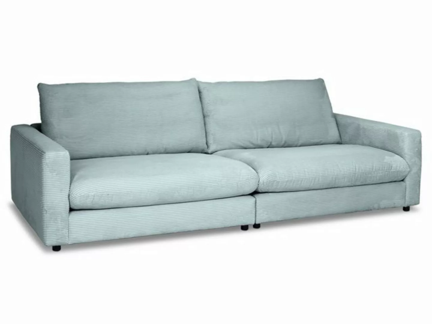 SANSIBAR Living Sofa Sofa SANSIBAR DAGEBÜLL BHT 268x87x127 cm blau Couch Ei günstig online kaufen