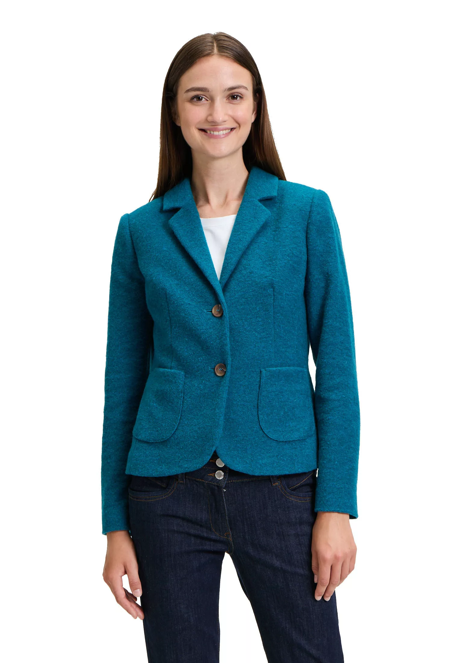 Betty Barclay Kurzblazer "Betty Barclay Wollblazer mit aufgesetzten Taschen günstig online kaufen