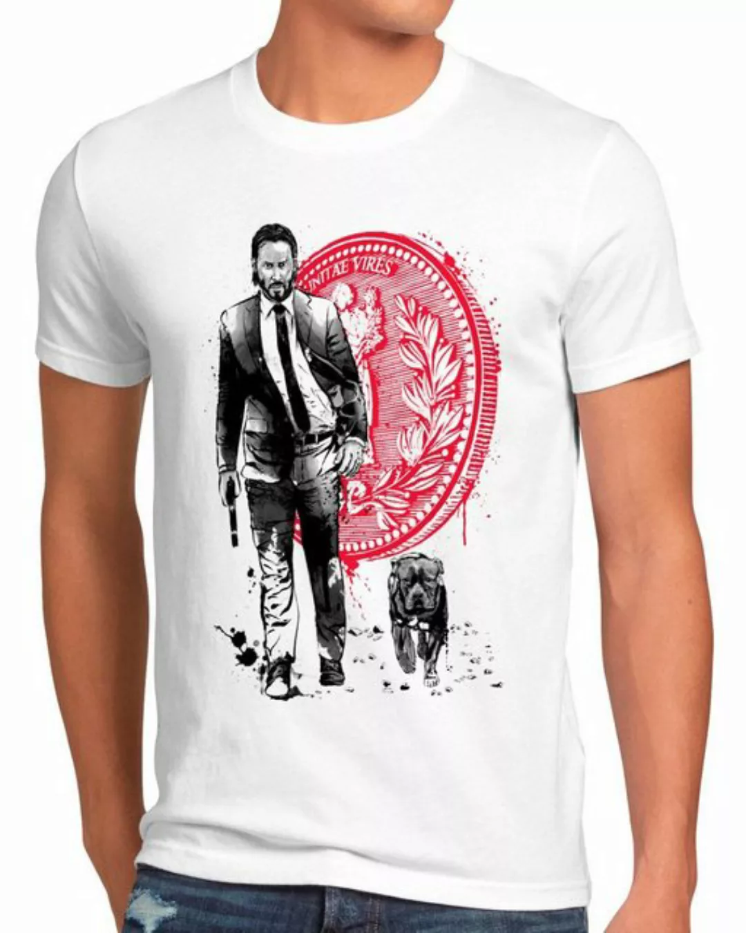 style3 Print-Shirt Herren T-Shirt Brave Hitman john wick keanu reeves 2 3 4 günstig online kaufen