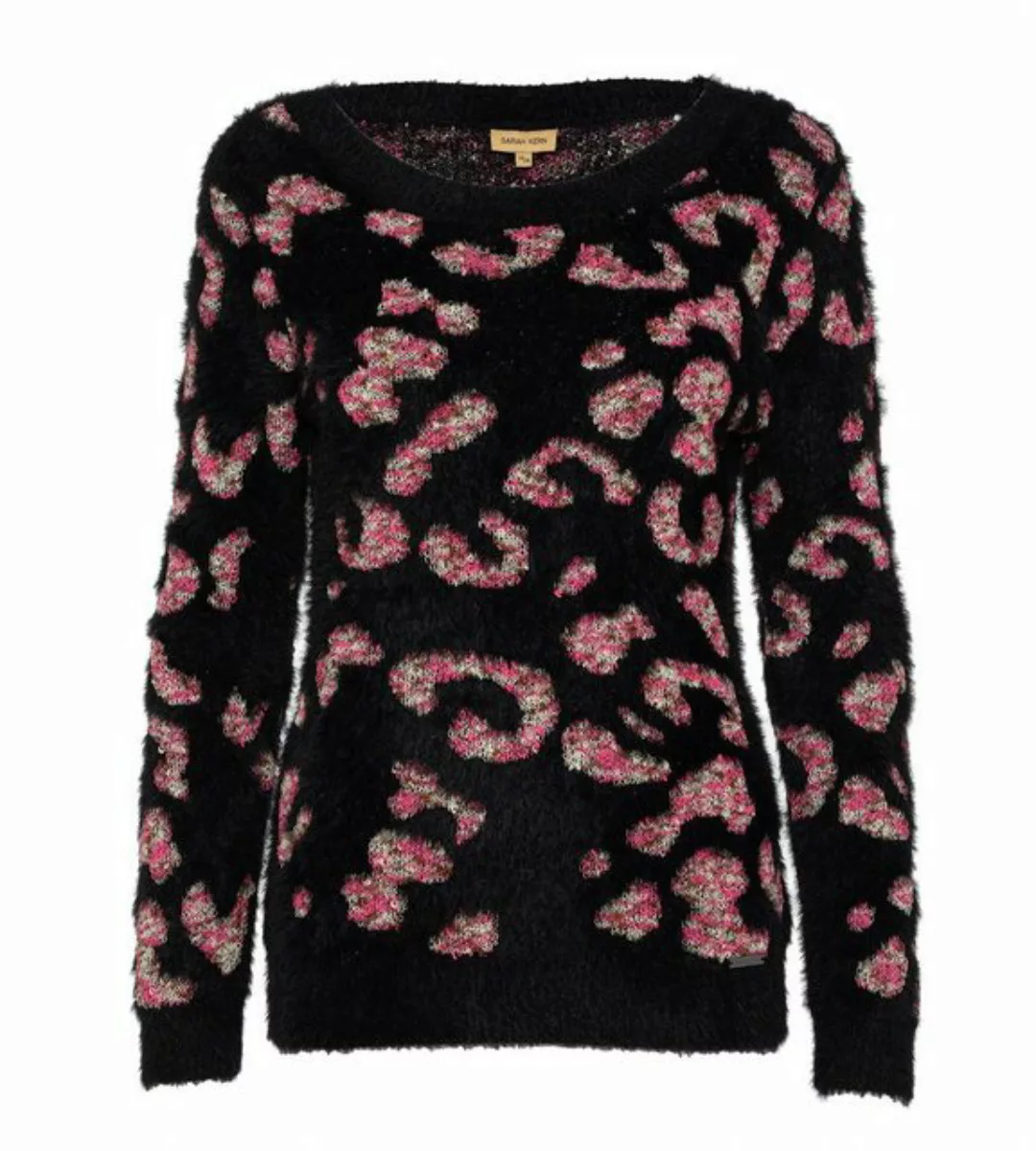 Sarah Kern Jacquardpullover Sweater koerpernah in Strick-Mix günstig online kaufen