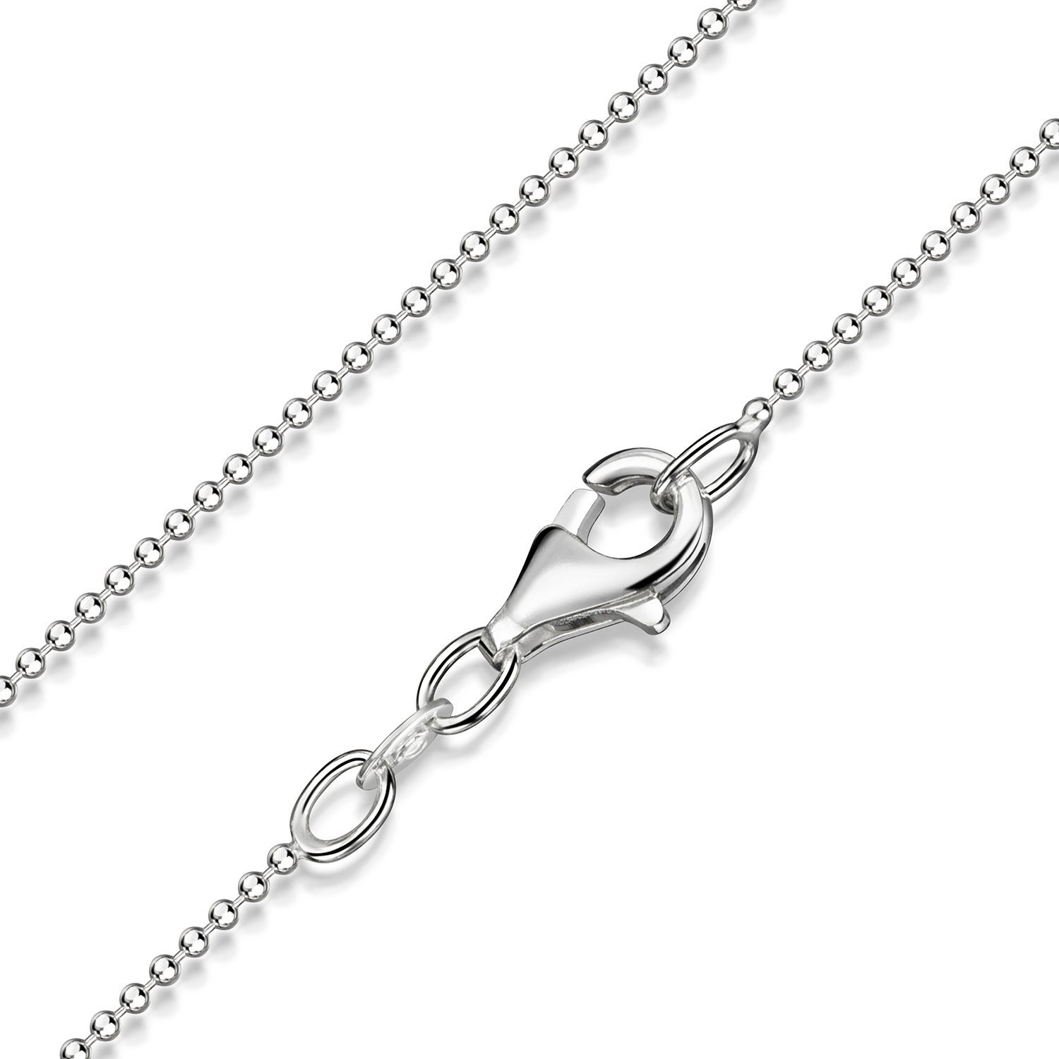 Materia Gliederkette Damen Silber Kugelkette fein günstig online kaufen