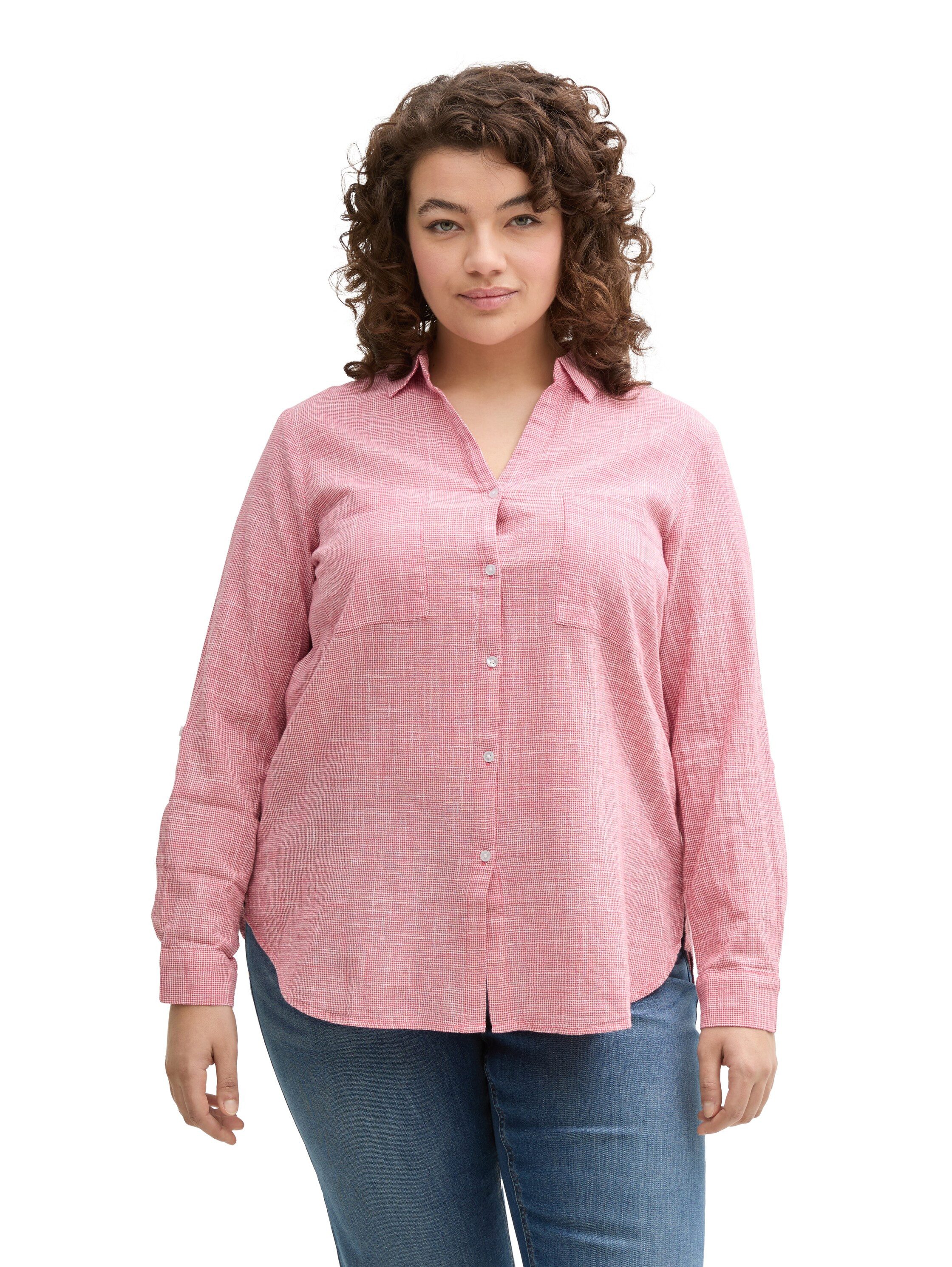 TOM TAILOR PLUS Shirtbluse mit aufgesetzten günstig online kaufen