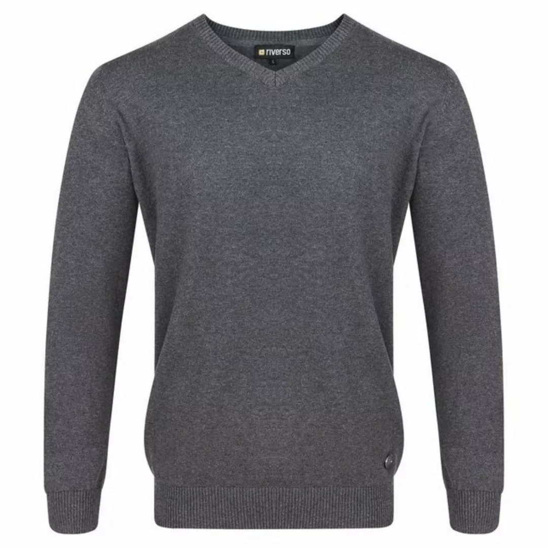 riverso Herren Pullover RIVEmil V-Neck Regular Fit günstig online kaufen