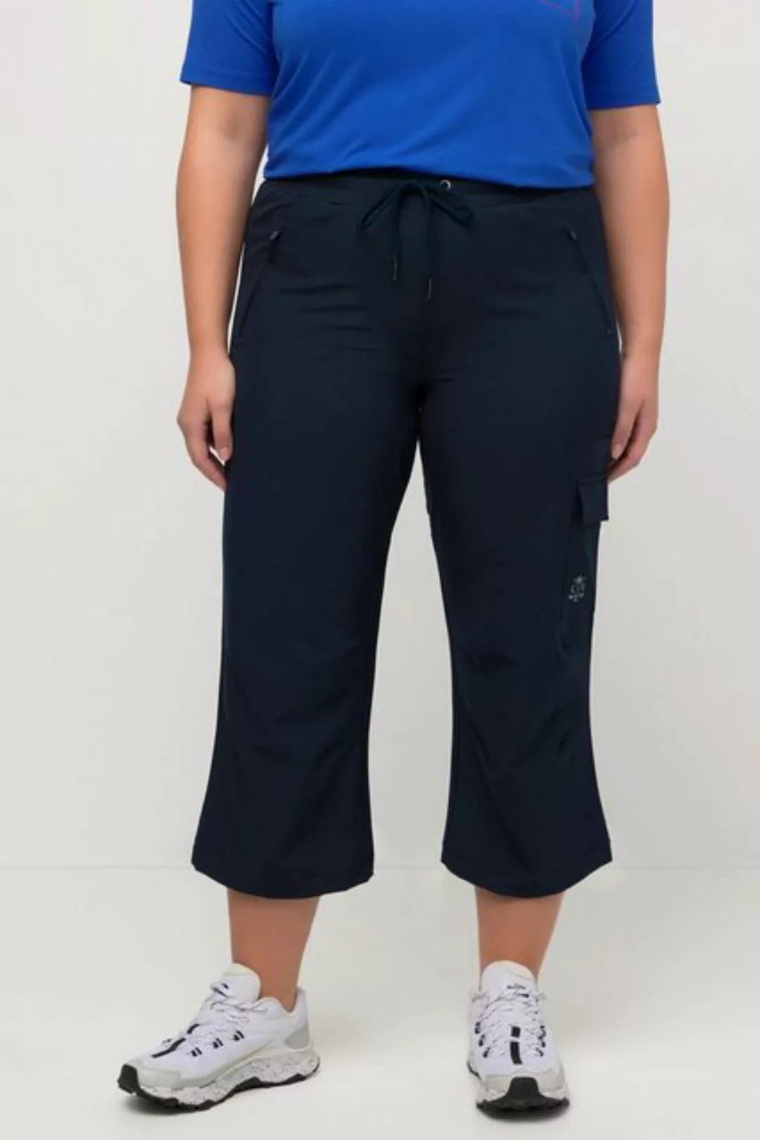 Ulla Popken 7/8-Hose 7/8-Golfhose wasserabweisend Elastikbund Reflektor günstig online kaufen