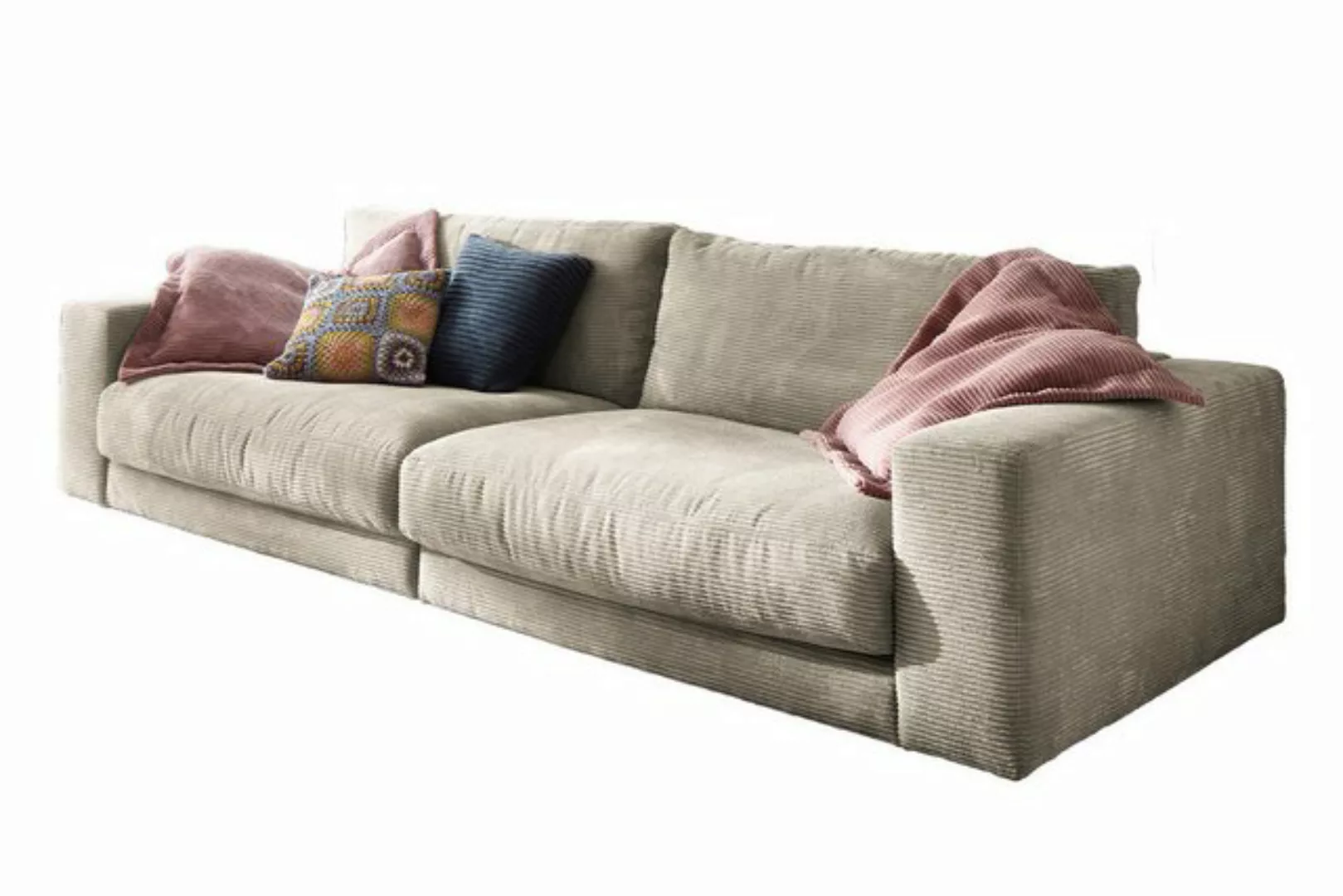 KAWOLA Sofa MADELINE, Couch 2-Sitzer oder 3-Sitzer Cord verschiedene Farben günstig online kaufen