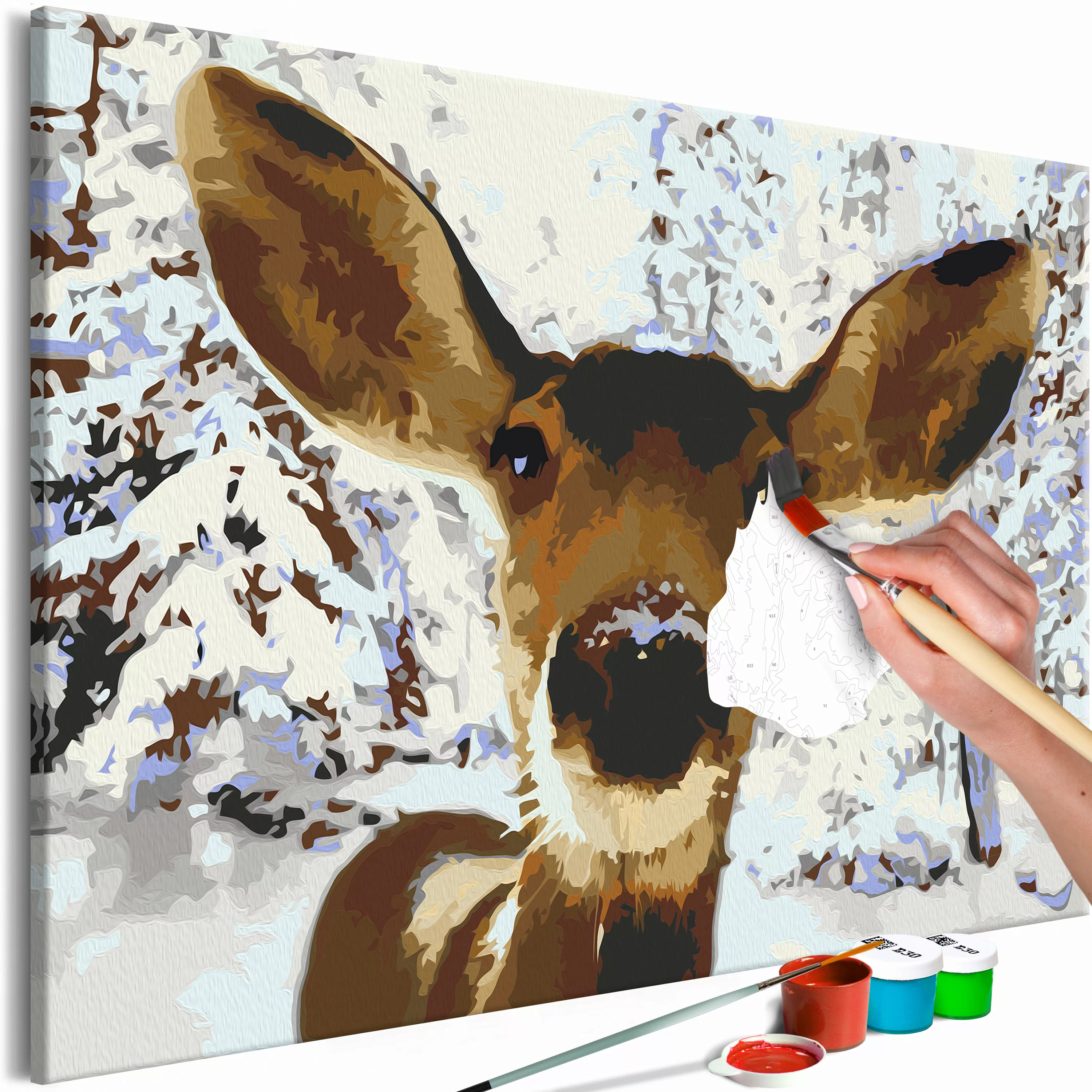Malen Nach Zahlen - Friendly Deer günstig online kaufen