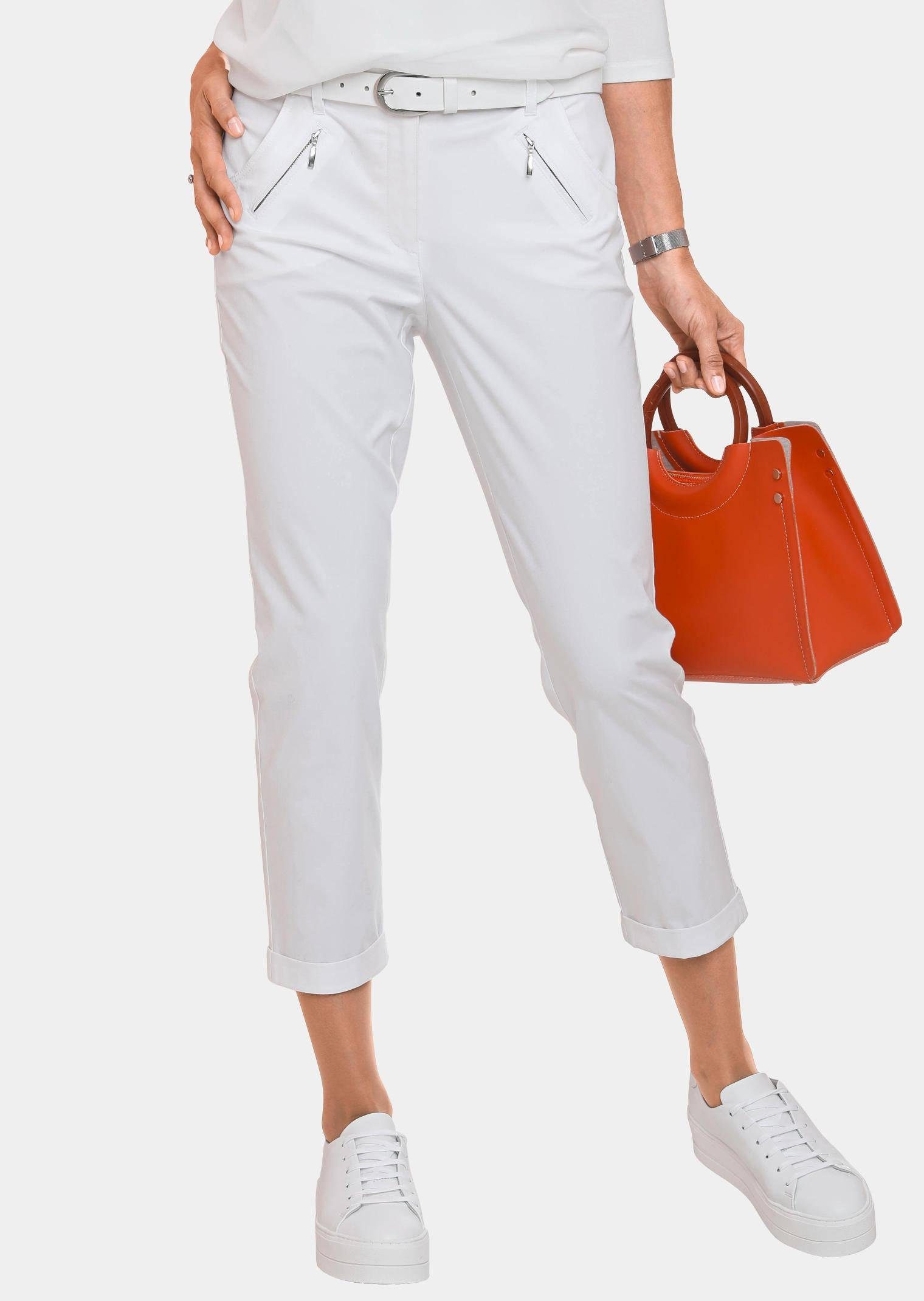 GOLDNER 7/8-Caprijeans Lässige Chinohose mit weichem günstig online kaufen