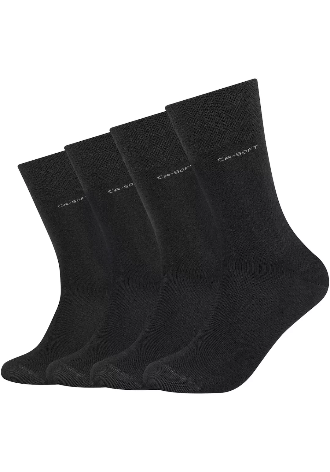 Camano Socken "ca-soft", (4er Pack), mit verstärktem Fersen- und Zehenberei günstig online kaufen