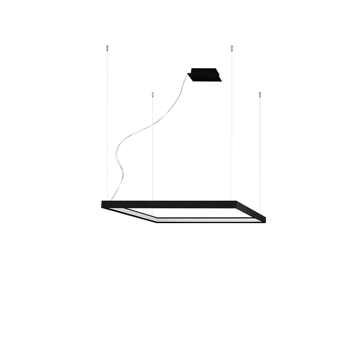 SOLLUX lighting Kronleuchter »NELYA«, 1 flammig, Leuchtmittel LED-Modul   L günstig online kaufen