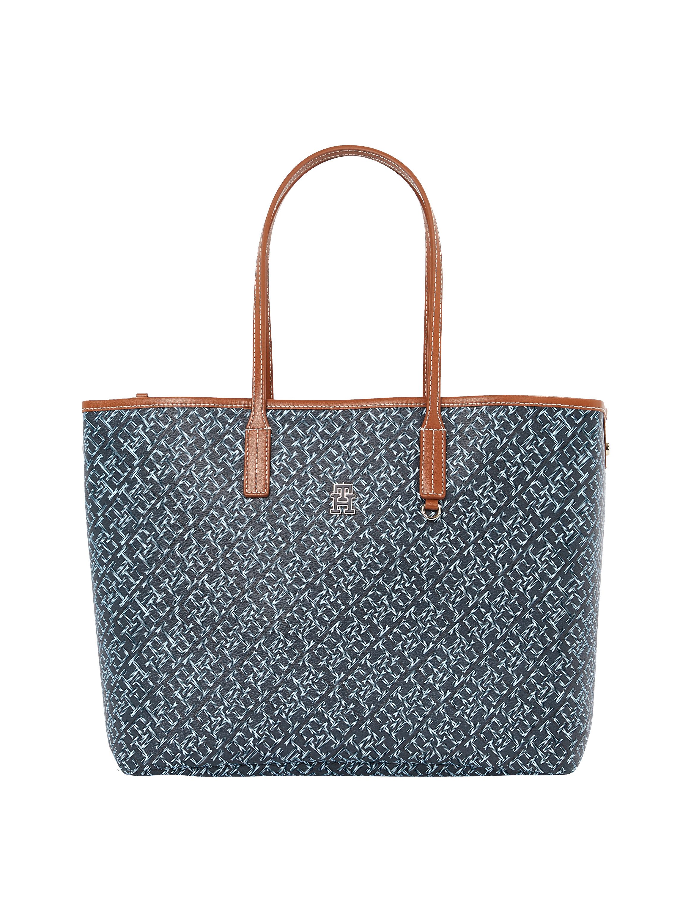 Tommy Hilfiger Tragetasche "TH MONOPLAY LEATHER TOTE", Damen Schultertasche günstig online kaufen