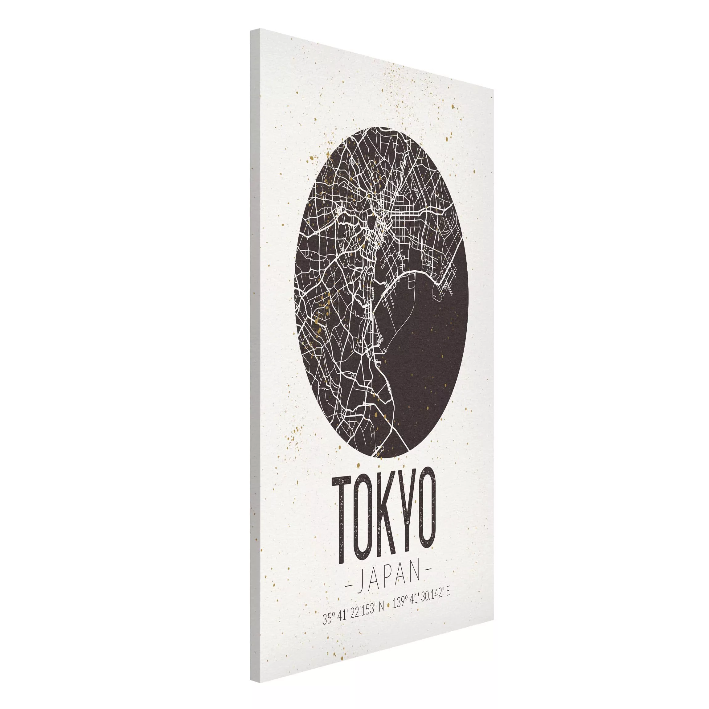 Magnettafel Stadt-, Land- & Weltkarte - Hochformat 3:4 Stadtplan Tokyo - Re günstig online kaufen