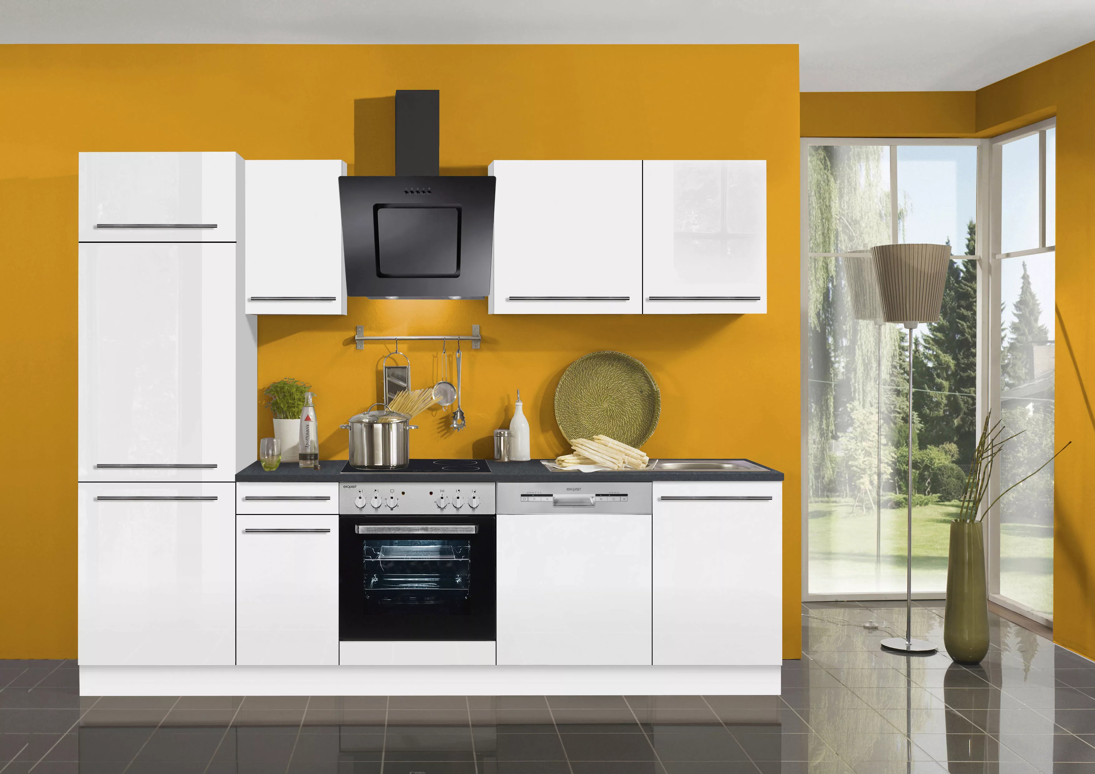 OPTIFIT Küchenzeile "Bern", Breite 270 cm, gedämpfte Türen, wahlweise mit E günstig online kaufen