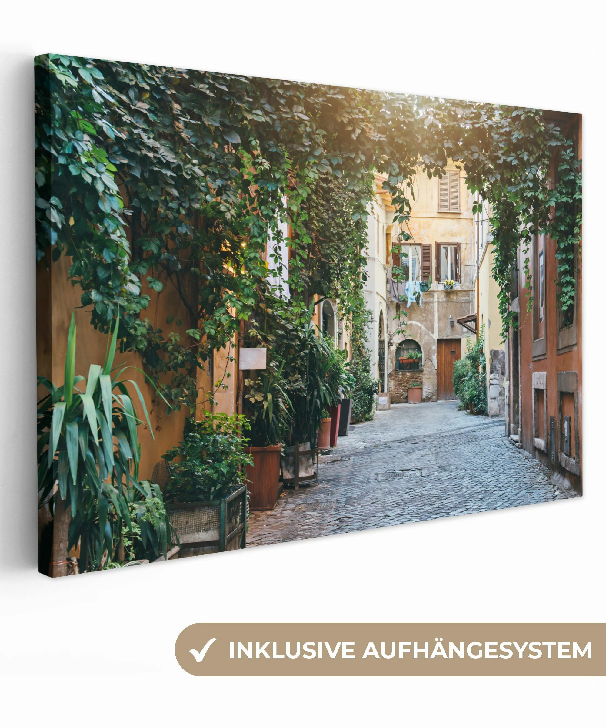 OneMillionCanvasses® Leinwandbild Italien - Straße - günstig online kaufen