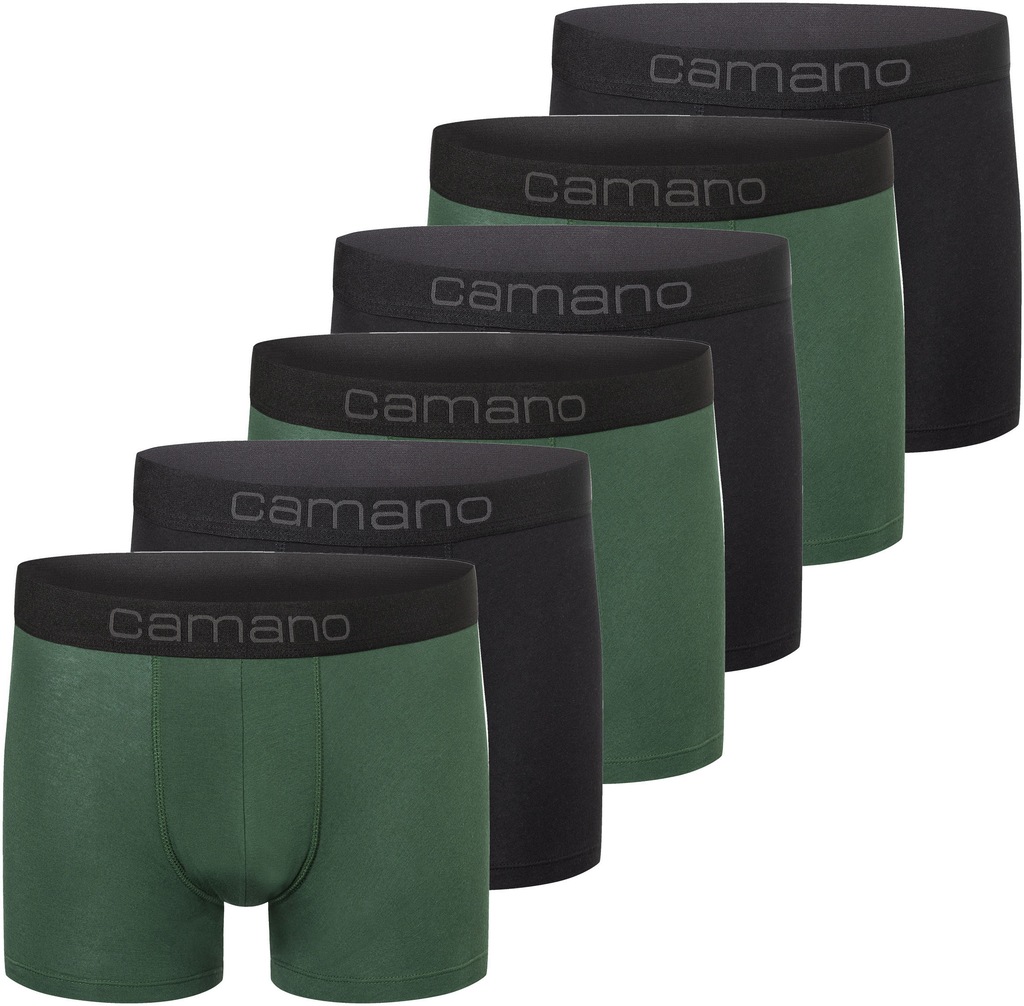 Camano Boxershorts "comfort", (6er Pack), mit Stretch-Logobund günstig online kaufen