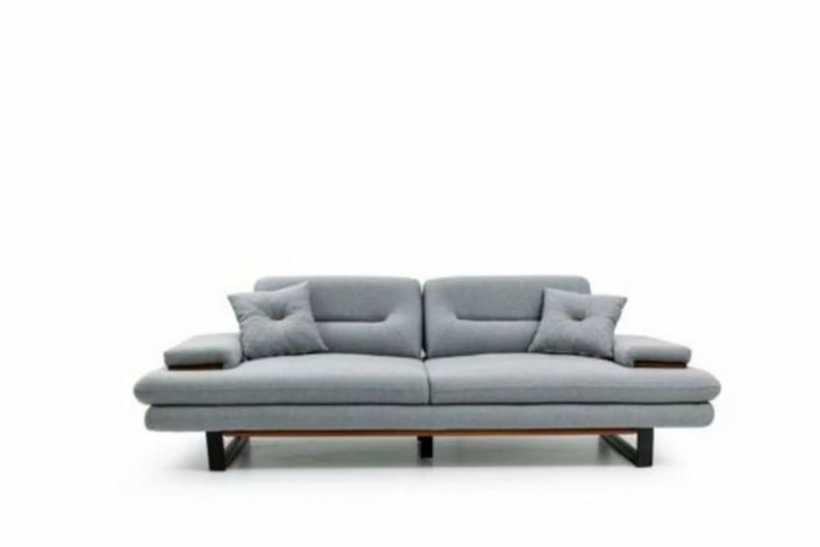 JVmoebel 3-Sitzer Modern Möbel Wohnzimmer Sofa 3 Sitzer grau xxl big Design günstig online kaufen