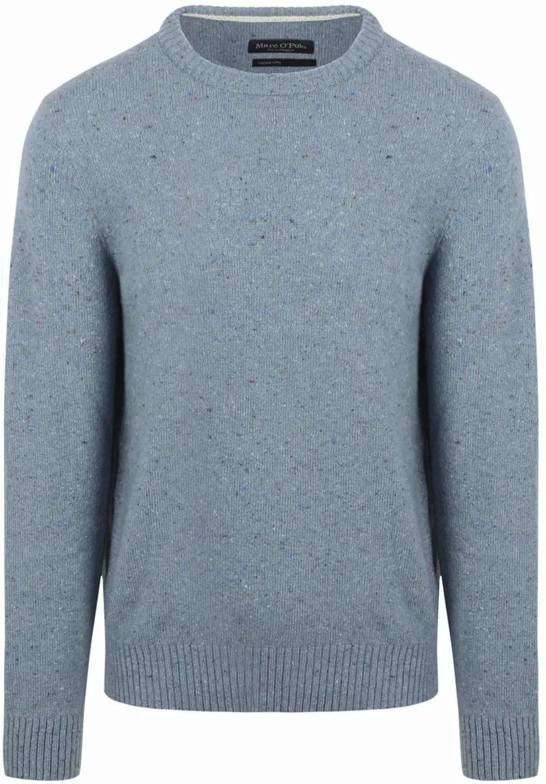 Marc O'Polo Pullover Tweed Wool Blend Blau - Größe XXL günstig online kaufen